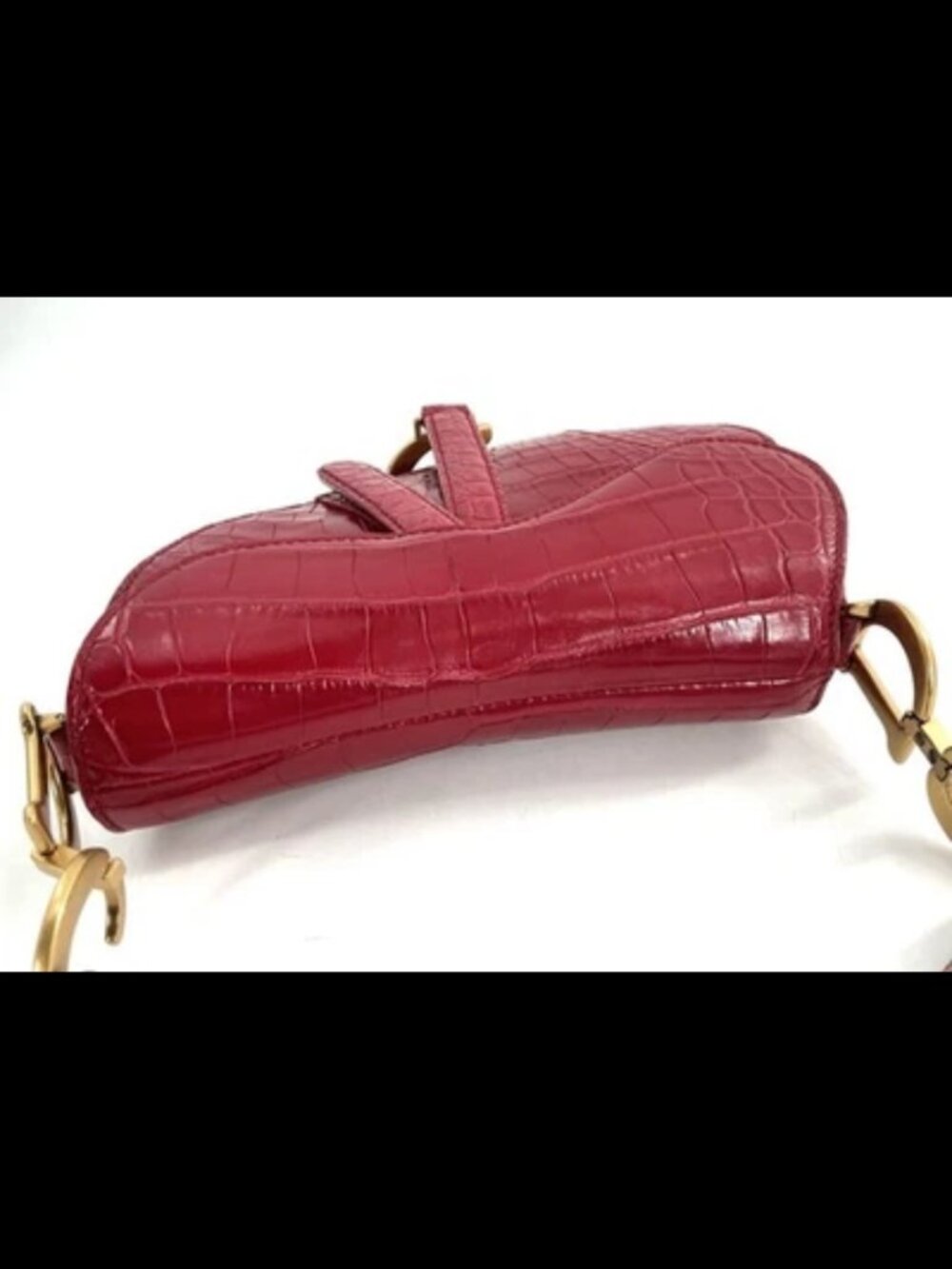 Christian Dior Mini Alligator Saddle bag - Picture 3 of 14